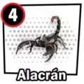 Resultado 4 Alacrán de Chance con animalitos el 2026-08-03 a las 10:00