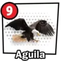 Resultado 9 águila de Chance con animalitos el 2026-06-19 a las 15:00