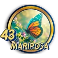 Resultado 43 Mariposa de Panda Plus el 2026-10-10 a las 17:30
