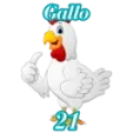 Resultado 21 Gallo de Ruleta Royal el 2026-07-27 a las 09:30