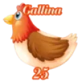 Resultado 25 Gallina de Ruleta Royal el 2026-06-12 a las 20:30